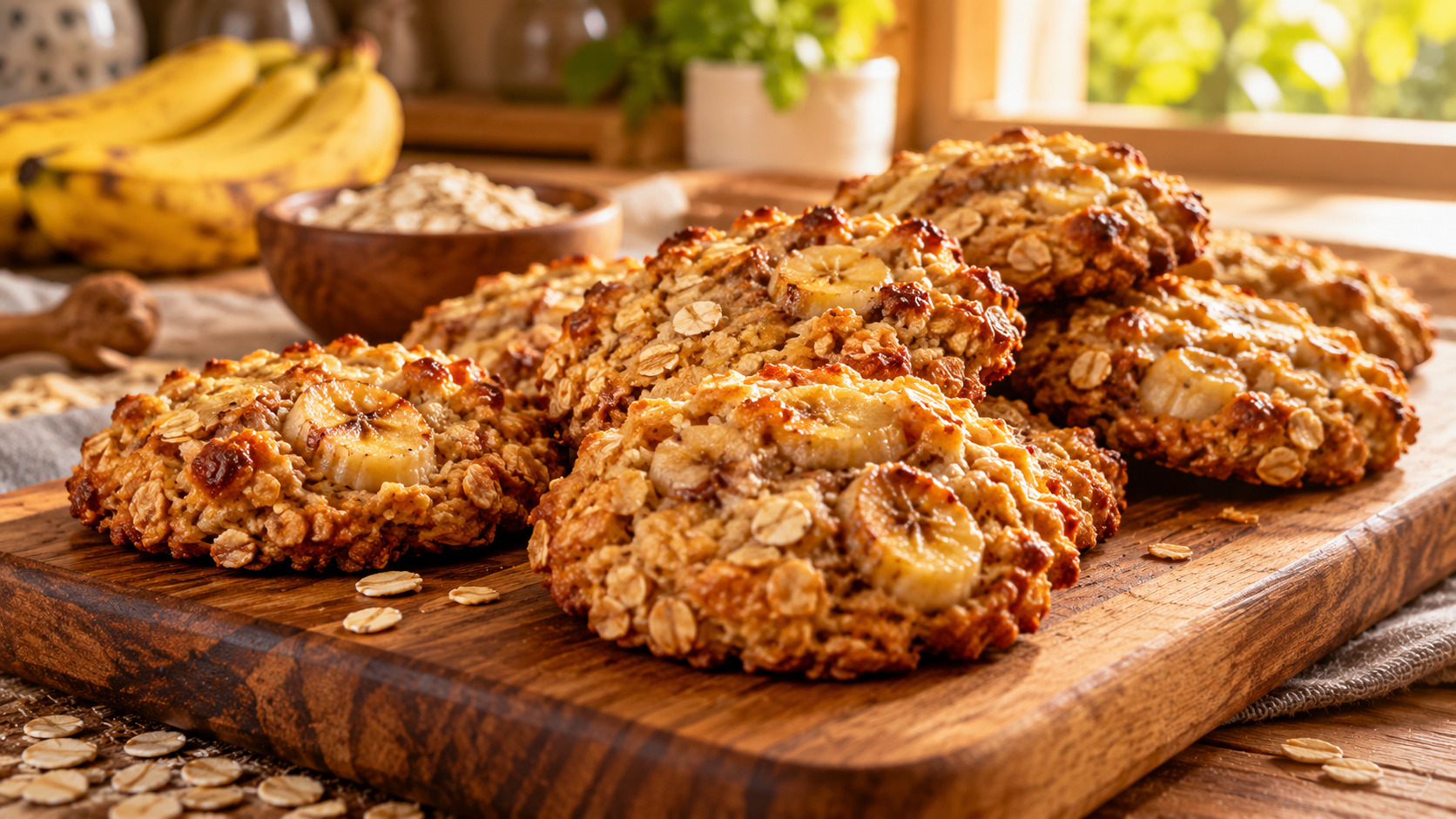 Oatmeal and Banana Cookies in the Air Fryer: Healthy and Delicious